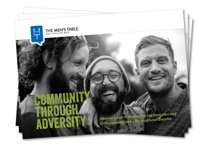 The Men's Table Community through Adversity report cover