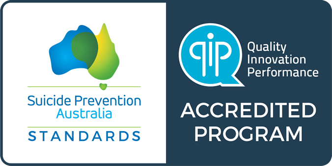 Suicide Prevention Australia Accredited logo